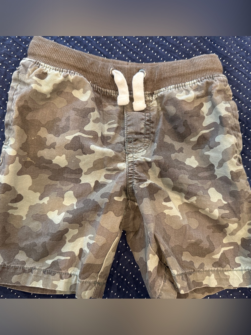 Cat & Jack Camo Pull-On Shorts - Olive & Tan